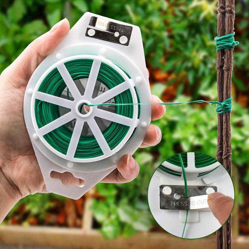 Home Improvement Ideas - 多機能ガーデンストラップクライミングケーン固定ライン再利用可能な花植物サポートストラップタイホーム改善用ケーブルタイ