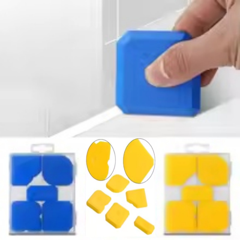 Home Improvement Ideas - 5 個のシリコーンアプリケータースクレーパーシーラントスムーズリムーバーツールシーラントスプレッダー仕上げキットコーキングタイルグラウトホームセンター