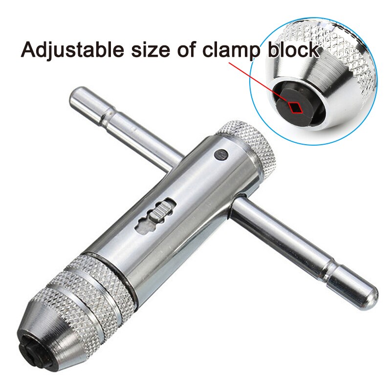 Home Improvement Stores - 調整可能なラチェットハンドタップレンチ M3-M8 M5-M12 延長タッピングレンチ ホームインプルーブツール 前進・後進アクセサリー付き