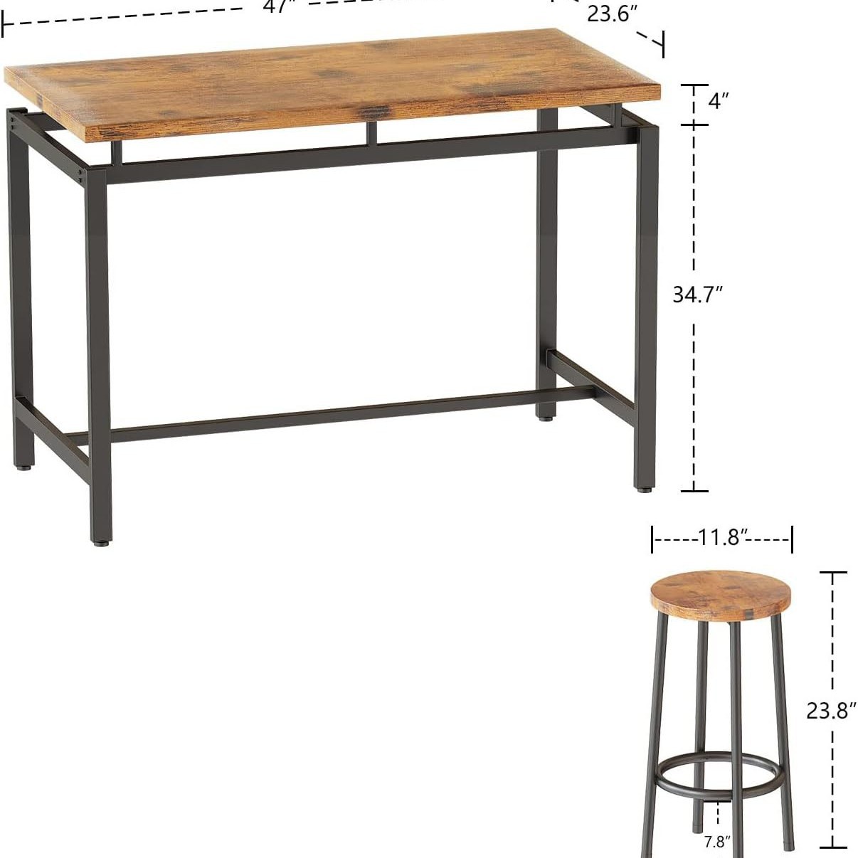 ダイニングテーブルと椅子の5点セット 家庭用キッチン ホーム - Home Improvement Kitchen Set のレビューと価格
