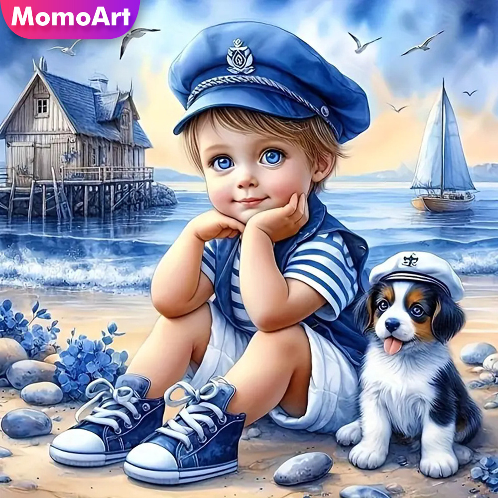 Momoart-子供のための犬のモザイク絵画,完全なダイヤモ - Home Improvement Kids のレビューと価格