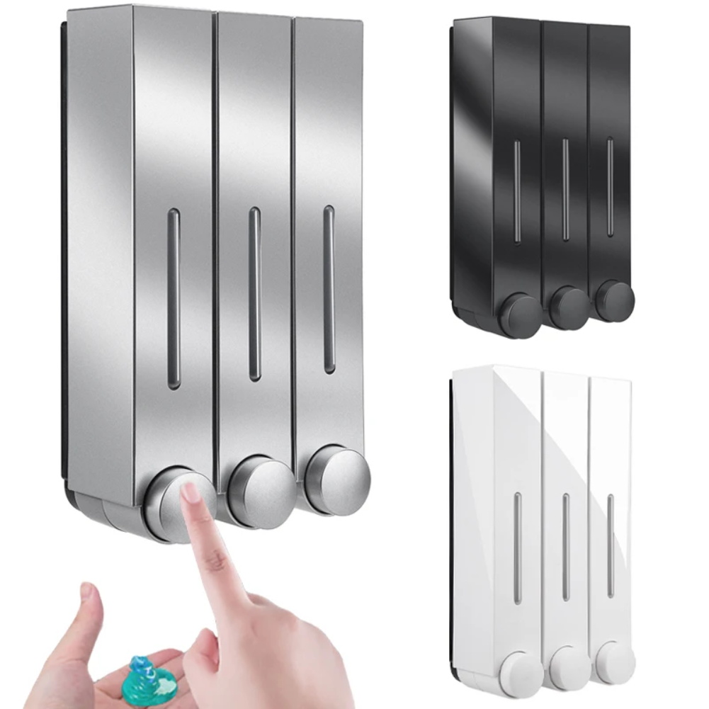 壁掛け式ソープディスペンサー 420ML 3カップ シャワー - Home Improvement Kitchen Set のレビューと価格