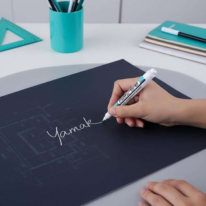 1PC ホワイトダッシュロングニードルマーカーペン防水木工用 - Home Improvement Mark のレビューと価格