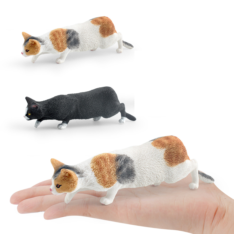 リアルなかわいい子猫怠惰な牧歌的な猫ワイヤーヘア猫モデルフィ - Home Improvement Kids のレビューと価格