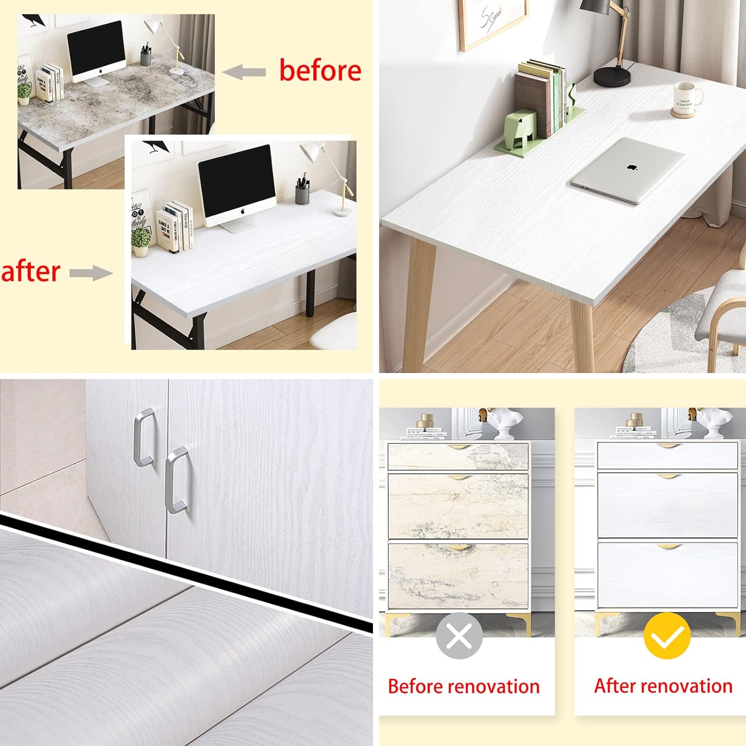 粘着性のビニールテープ,防水,木材の壁紙,寝室とワードローブ - Home Improvement Ideas のレビューと価格